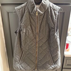 Quilted Gray Vest